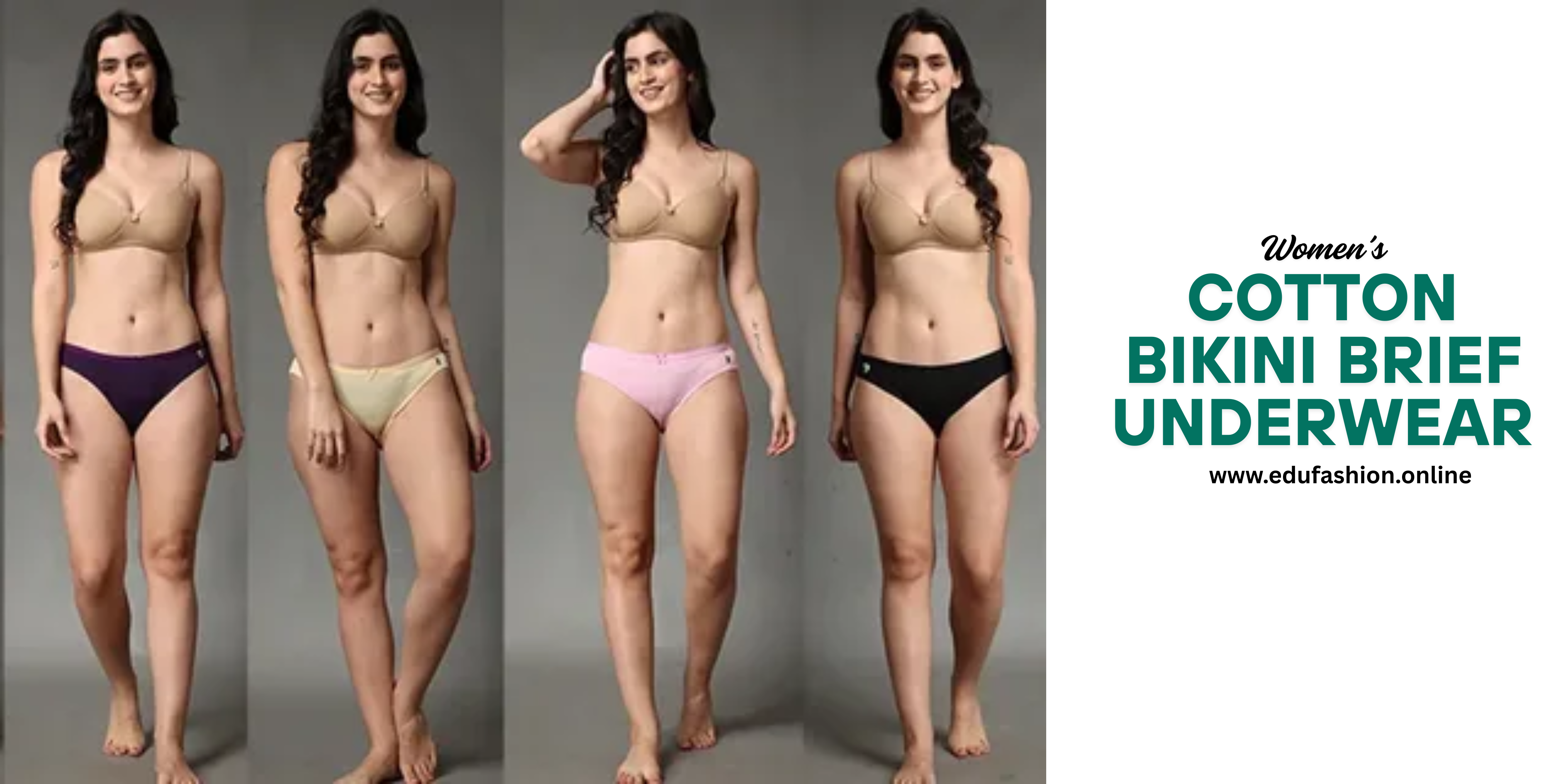 Women's Cotton Bikini Brief Underwear